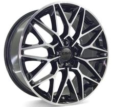 4 RODAS ZEUS IMP MODELO HRE P200 / 17X7,5 (4X100) ET40 cor:Preta Diamantada