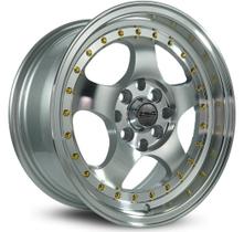 4 RODAS ZEUS S1 / ARO 15X7 (4X114) ET38 cor:Prata Diamantada 4 RODAS ZEUS S1 / ARO 15X7 (4X114) ET38 cor:Prata Diamantada