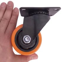 4 Rodinha Rodízio Roda Grande Reforçada Giratório 70mm 3 Peso 600 kg