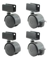 4 Rodinhas- Para gabinete de Maquina de Costura Doméstica