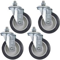 4 Rodizio Giratório Parafuso sem Freio 4 Polegadas Gle 412 Bp