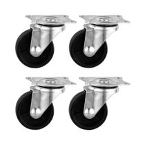 4 Rodízio Giratório Rodinha Para Móveis Vaso 50mm 30kg Roda