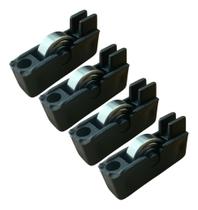 4 Roldana Blindada Maciça Kit Pia Manutenção Rodinha Tela