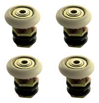 4 Roldanas Para Box Blindex Aluminium Vidro Temperado Origin