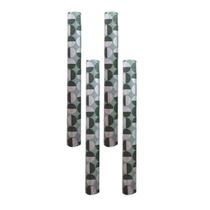 4 Rolos Adesivo Parede Efeito Visual 3D 45cmX5m PVC Vinil 4 Rolos Adesivo Parede Efeito Visual 3D 45cmX5m PVC Vinil