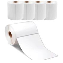 4 Rolos Com 235 Etiquetas Couchê 10x15 Envios E Ecommerce F:235