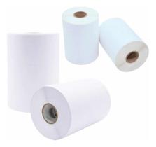 4 Rolos Etiqueta Bobina Adesiva Couchê 10x5cm (100x50mm) 4 Rolos Etiqueta Bobina Adesiva Couchê 10x5cm (100x50mm)