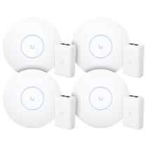 4 Roteadores Wifi 6 Access Point 5.3 Gbps + 4 Injetores Poe+ 4 U6 Pro Ubiquiti Com 4 Fontes 48v30w 4 Roteadores Wifi 6 Access Point 5.3 Gbps + 4 Injetores Poe+ 4 U6 Pro Ubiquiti Com 4 Fontes 48v30w