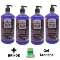 4 Sabonete Líquido 1 Litro Grande Jabuticaba Delicioso Cheiroso Grosso Marca Senalândia - Envio Já