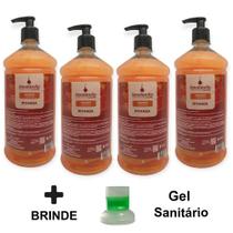 4 Sabonete Líquido Grande 1 Litro Pitanga Aroma Delicioso Cheiroso Grosso da Senalândia - Envio Já