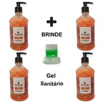 4 Sabonete Líquido Grande 500ml de Pitanga Premiun Aveludado Cheiroso da Senalândia - Envio Já