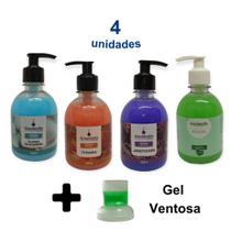 4 Sabonete Líquido Perfumado Grosso Hidratante Corporal Cheiroso 250ml Marca Senalândia + Envio Já