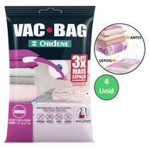 4 Saco Organizador A Vácuo Jumbo Viagem Edredom 110x100cm 4 Saco Organizador A Vácuo Jumbo Viagem Edredom 110x100cm