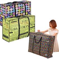 4 Sacola M Paraguai Sacoleira Sacolão Bolsa Viagem 60 Cm