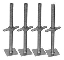 4 Sapatas Reguláveis Altura Andaimes Tubular 1 . Aço 1010 4 Sapatas Reguláveis Altura Andaimes Tubular 1 . Aço 1010