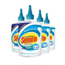 4 Semorin Maxi Tira Manchas Difíceis Tecidos Original 100ml 4 Semorin Maxi Tira Manchas Difíceis Tecidos Original 100ml