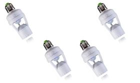 4 Sensor De Presença Com Fotocélula Para Lâmpada Soquete E27