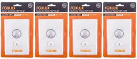 4 Sensores De Presença De Parede 180º Bivolt Foxlux