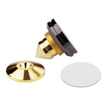 4 Set Gold Speaker Spike com Floor Discs Stand Foot Isolation Spikes