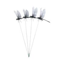 4 Simulação repelente de mosquitos ao ar livre Libélula Stick Artefato repelente de libélula
