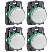 4 Sinaleiro Ø22mm Plástico P/ Lâmpada Ba9s Branco até 250V Schneider 4 Sinaleiro Ø22mm Plástico P/ Lâmpada Ba9s Branco até 250V Schneider