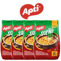 4 Sopão Apti Carne Com Macarrão e Legumes 180g 4 Sopão Apti Carne Com Macarrão e Legumes 180g