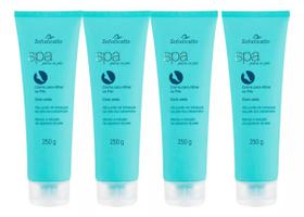 4 Spa para os Pés Creme para Tratamento de Pés Ressecados e Rachados