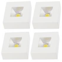 4 Spot Led Authentic Sobrepor Quadrado Neutra Bivolt 5w Avant 4 Spot Led Authentic Sobrepor Quadrado Neutra Bivolt 5w Avant