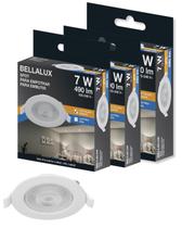 4 SPOT LED REDONDO 7W BIV 3000K BellaLUX