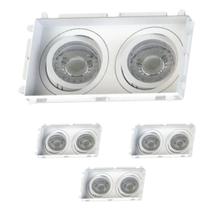 4 Spots Duplo de Embutir Par20 com Base E27 Save Energy
