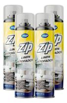 4 Spray Limpa Estofado Sofá Espuma Remove Sujeira Gordura