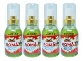 4 Spray Mel Composto Romã Gengibre Hortelã Guaco 40ml