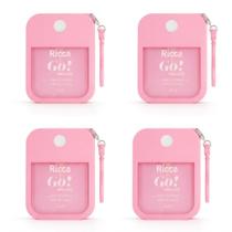 4 Spray Perfumado Desodorante Colonia Go! Sweety Ricca 34ml
