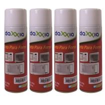 4 Spray Tinta Branca Forno Microondas Daxxia 300ml