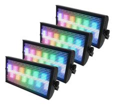 4 Strobo Atomic 1000w Led Rgbw Dmx Estrobo Balada Efeitos - BACKSTAGE EQUIPAMENTOS PARA PALCS