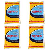 4 Sulfato De Alumínio Decantador P/ Piscinas Genco total 8kg 4 Sulfato De Alumínio Decantador P/ Piscinas Genco total 8kg