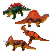 4 Super Dinossauro Tamanho Grande Verde Escuro