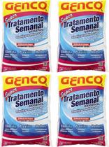 4 Super Tratamento Semanal Genco Para Piscina Oxigenco 400g 4 Super Tratamento Semanal Genco Para Piscina Oxigenco 400g