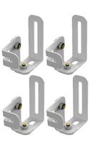 4 Suporte Ajustável Inclinável Caixa Som Home Theater Branco