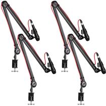 4 Suporte Articulado Grande P Microfone Hyperx Solo/quadcast