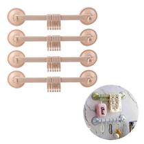 4 Suporte Barra P/ Toalha Talheres Banheiro Cozinha Ventosa