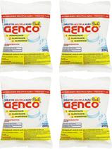 4 Tablete Pastilha Cloro Multipla Acao 3 em 1 T200 200g Genco