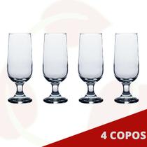4 Taça de Chopp Vidro Cerveja Drink Coqueteis 300ML - NADIR FIGUEREIDO
