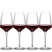 4 Taça de Cristal Para Vinho Tinto Eleganza Fracalanza 440ml
