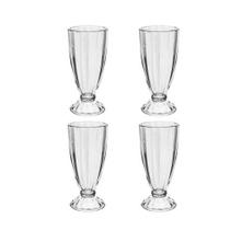 4 Taça de Sobremesa Milkshake Lyor 350ml 4 Taça de Sobremesa Milkshake Lyor 350ml
