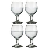 4 Taças p Agua Vinho 320ml Gallant Vidro Transparente Luxo