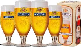 4 Taças Para Cerveja E Chopp Norteña - 310ml - Oficial Ambev