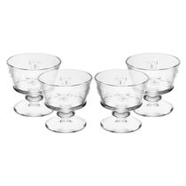 4 Taças para Sobremesa Wolff Lines Butterfly 240ml Vidro 4 Taças para Sobremesa Wolff Lines Butterfly 240ml Vidro