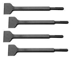 4 Talhadeiras P/ Martelete Sds-plus 40mm X 250mm Tipo Makita