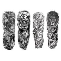 4 Tatuagens Temporaria Tema Masculina Mod 5